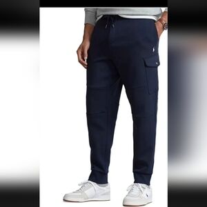 Polo Ralph Lauren Men's Navy XL Double Knit Jogger Cargo Pants NWT
